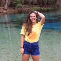 woman female awesome sun water river tee atb6288