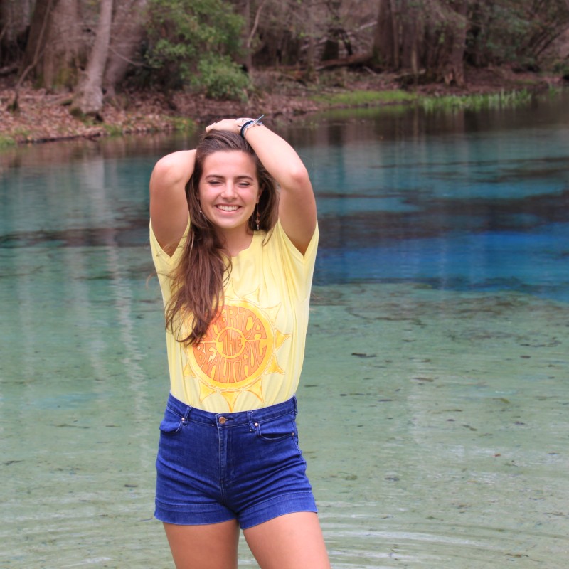 woman female awesome sun water river tee atb6290