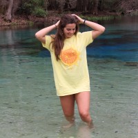 woman female awesome sun water river tee atb6300