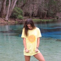 woman female awesome sun water river tee atb6313