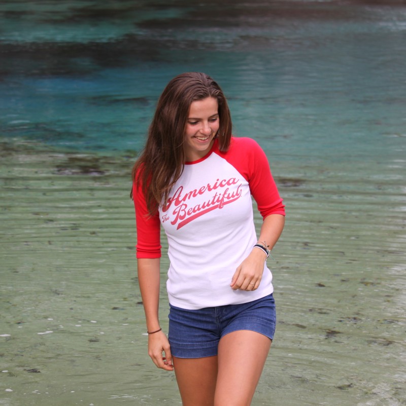 woman female raglan red atb6512