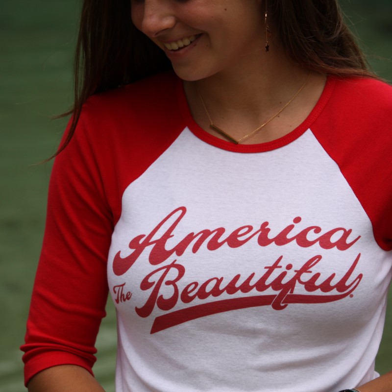 woman female raglan red atb6540