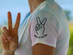 woman-female-tie-dye-peace-sign-ATB8769